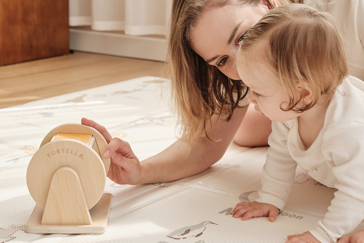 Play Spinning Drum with parent