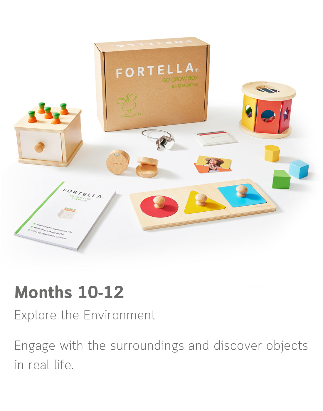 FORTELLA Go Grow Box 7-9ヶ月 知育玩具 Amazon | Fotella Go Grow Box 知育玩具セット モンテッソーリ