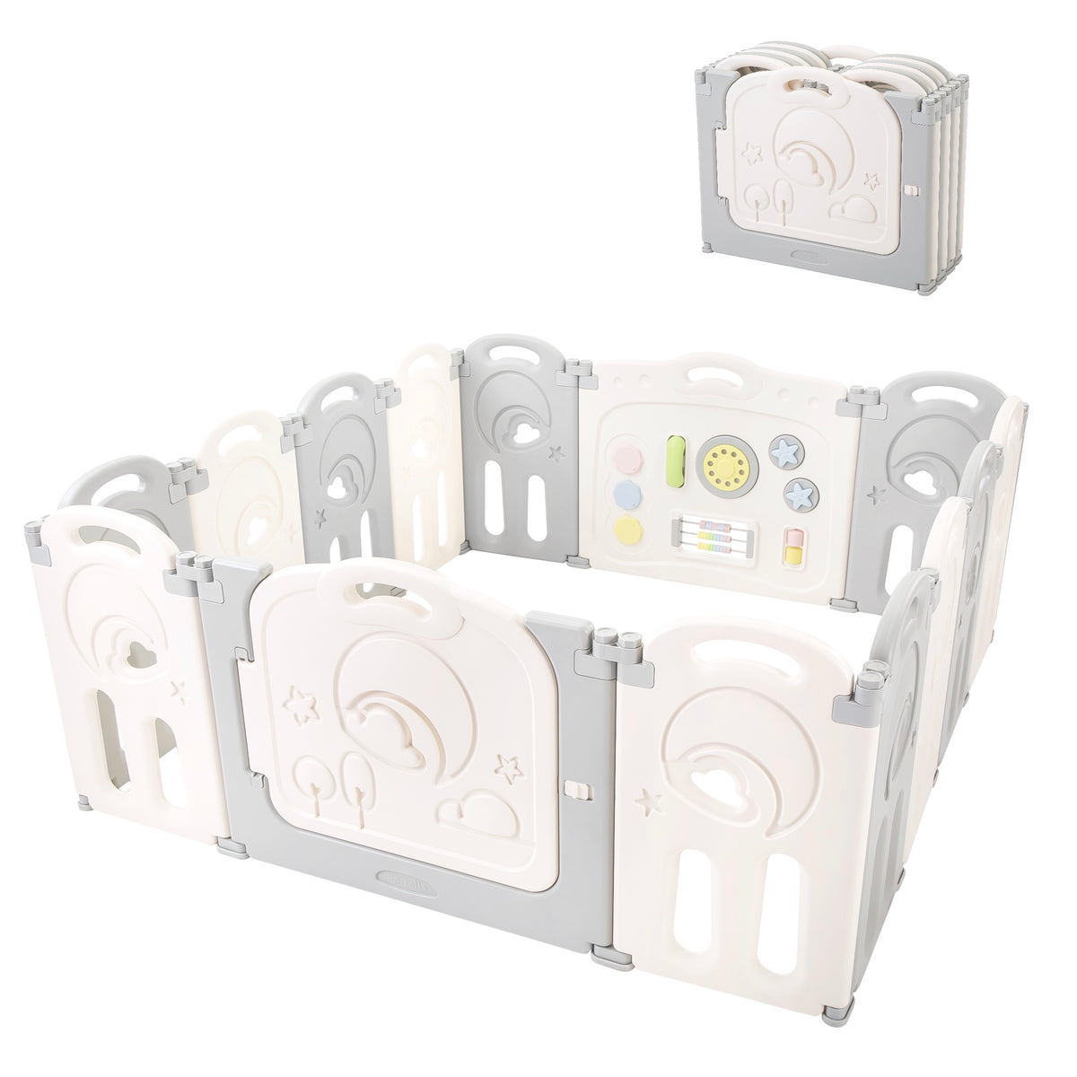 Fortella cloud sales castle foldable playpen